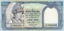 Nepal 50 Rupee King Birendra Bir Bikram - Moutain Goat - 2002