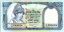 Nepal 50 Rupees, King Gyanendra Bir Bikram - Moutain Goat - 2002 - P.48 b