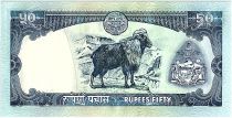 Népal 50 Rupees, Roi Gyanendra Bir Bikram - Chèvre - 2002 - P.48 b