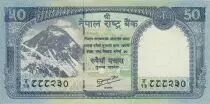 Népal 50 Rupees 2012 - Mont Everest, Bouquetin