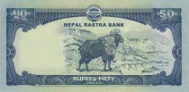 Népal 50 Rupees 2012 - Mont Everest, Bouquetin