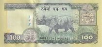 Nepal 500 Rupees - King Gyanendra Bir Bikram - Rhinocorn - 2005 - P.57
