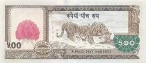 Nepal 500 Rupees - Tigers - ND (2007) - P.65