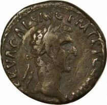 Nerva - Silver Denarius, Seated Fortuna - 97 Rome