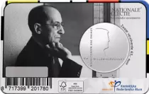 Netherlands  5 Euros Coincard UNC - 150 years of Piet Mondrian - 2022