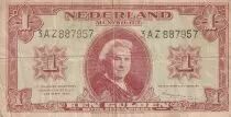 Netherlands 1 Gulden - Queen Wilhelmine - 1945 - F - P.70