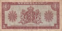 Netherlands 1 Gulden - Queen Wilhelmine - 1945 - F - P.70