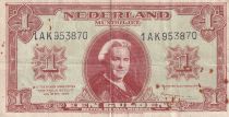 Netherlands 1 Gulden - Queen Wilhelmine - 1945 - VF - P.70