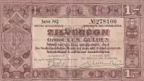 Netherlands 1 Gulden - Zilverbon  - 1938 - F - P.61