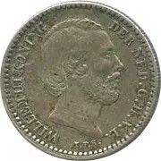 Netherlands 10 Cents Willem III