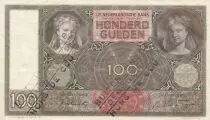 Netherlands 100 Gulden Woman face - 1942