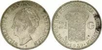 Netherlands 2 1/2 Gulden , Wilhelmina I - 1929