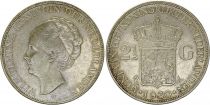 Netherlands 2 1/2 Gulden , Wilhelmina I - 1930