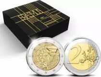 Netherlands 2 Euros  - 2022 - Erasmus - Proof BE