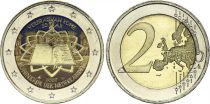 Netherlands 2 Euros - Treaty of Rome - Colorised - 2007