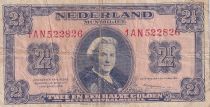 Netherlands 2.5 Gulden - Queen Wilhelmine - 1945 - F - P.71