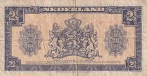 Netherlands 2.5 Gulden - Queen Wilhelmine - 1945 - F - P.71