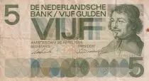 Netherlands 5 Gulden - J. Van den Vondel - 1966 - F - P.90a