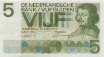 Netherlands 5 Gulden - Vondel - 26-04-1966 - P.90