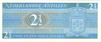 Netherlands Antilles 2 1/2 Gulden, Jetliner - 1970