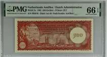 Netherlands Antilles 500 Gulden 1962 -  Oil refinery of Curacao - PMG 66 EPQ