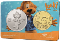 Netherlands Coincard 50 centimes 2022 + Medal - Loeki