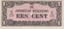 Netherlands Indies 1 Cent - Green and rose - Serial S.DO - 1942