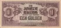 Netherlands Indies 1 Gulden - Japanese occupation - 1942 - Serial SI