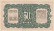 Netherlands Indies 50 cent Nederlandsch-Indië - 1943 - Queen Wilhelmina - Serial FA