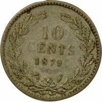 Netherlands Willem III - Silver 10 Cents - 1879 Utrecht