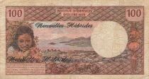 Neuen Hebriden 100 Francs - ND (1975) - P.18c