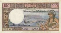 Neuen Hebriden 100 Francs - ND (1975) - P.18c