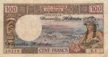 Neuen Hebriden 100 Francs - Tahitienne - ND (1970) - P.18a