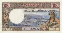Neuen Hebriden 100 Francs - Tahitienne - ND (1975) - P.18c