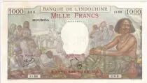 Neuen Hebriden 1000 Francs Market - 1945 - Specimen
