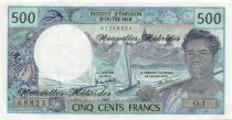 Neuen Hebriden 500 Francs - Fisherman - ND (1980) - P.19c