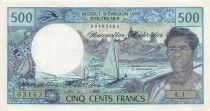 Neuen Hebriden 500 Francs - Fisherman - ND (1980) - P.19c