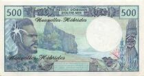 Neuen Hebriden 500 Francs - Fisherman - ND (1980) - P.19c