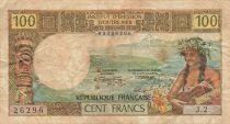Neukaledonien 100 Francs - ND (1971) - P.63b