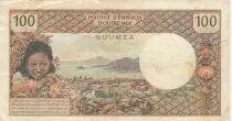 Neukaledonien 100 francs - Tahitian - French republic 1972 - Serial W.1