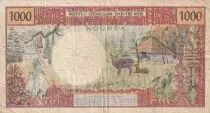Neukaledonien 1000 Francs Tahitian 1971 - Serial G.2