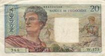 Neukaledonien 20 Francs - Young sheperd - ND (1963) - P.50c