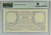 Neukaledonien 20 Francs Neptune 1910 - PMG 66 EPQ - Specimen