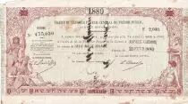 Neukaledonien 2000 Francs -  French colonial note - Sign. Chazal - 25-02-1880 - TTB+