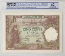 Neukaledonien 500 Francs Woman, boats 27-12-1927, Specimen - PCGS MS 62