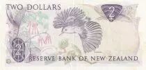 Neuseeland 1 Dollar - Elizabeth II - Fantail - ND (1985-1989) - P.169b
