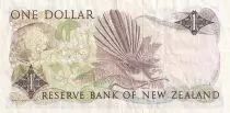 Neuseeland 1 Dollar - Elizabeth II - Fantail - ND (1985-1989) - P.169b