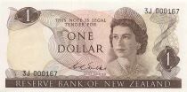 Neuseeland 1 Dollar - Elizabeth II - ND (1968-75) - P.163b