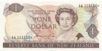 Neuseeland 1 Dollar - Elizabeth II - ND (1981-85) - Replacement - P.169a