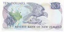 Neuseeland 10 Dollars - Elizabeth II - Nestor Kea - ND (1985-1989) - Serial NJR - small number
